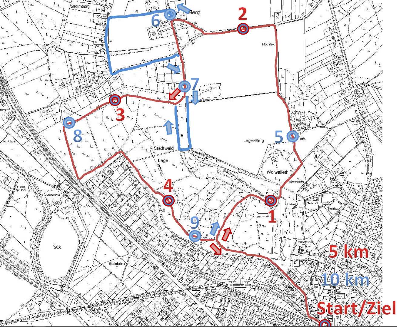 Streckenplan